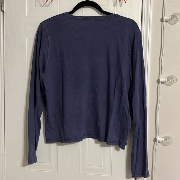 Aerie cropped Henley shirt - Picture 2 of 4